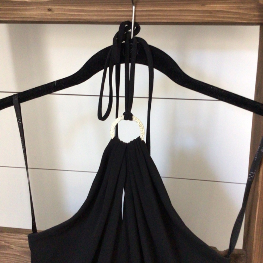 David Meister Halter Cocktail Dress - Picture 2 of 3